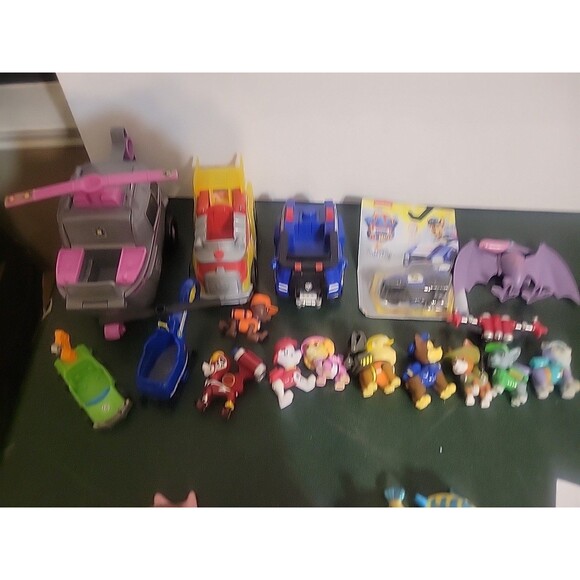 Paw Patrol Mixed Lot Figures Cars Poseable Characters dinosaur etc... - Picture 16 of 16